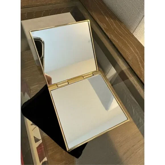 Jimmy Choo Gold Compact Purse Mirror - Picture 3 of 4